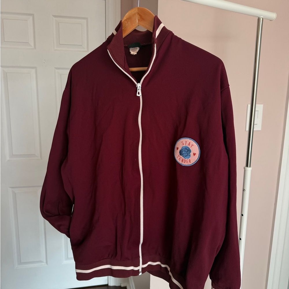 Burgundy Varsity Jacket